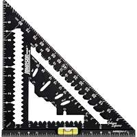 &eacute;querre de charpentier MACH-1 Smart Mark Johnny Square&reg; de 7-1/4 po avec fiole de niveau Equipment World