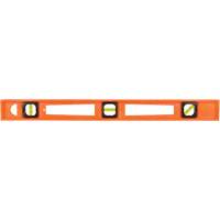Niveau pour entrepreneurs Structo-Cast&reg; orange, Poutre en I, 2' lo, 3, Non magn&eacute;tique Equipment World