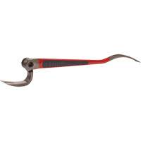 Adjustable Steel 209 SB Wrecking Bar with Rubber-Clad Handle, 2-1/5" Width, 25" Length Equipment World