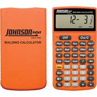 Calculatrice de construction orange haute visibilit&eacute; avec &eacute;tui robuste Equipment World