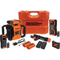 Trousse de niveau laser rotatif rouge &agrave; double pente, 4000' (1219,2 m), 640 Nm Equipment World