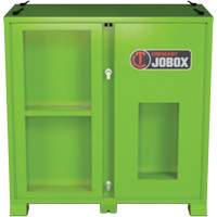 Armoire de rangement d'&eacute;PI sur place, Acier, Vert lime haute visibilit&eacute; Equipment World