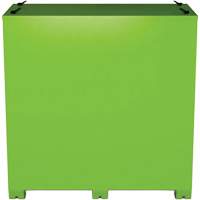 Armoire de rangement d'&eacute;PI sur place, Acier, Vert lime haute visibilit&eacute; Equipment World
