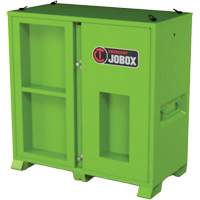 Armoire de rangement d'&eacute;PI sur place, Acier, Vert lime haute visibilit&eacute; Equipment World