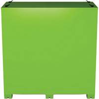 Armoire ventil&eacute;e pour le rangement d'&eacute;PI sur place, Acier, Vert lime haute visibilit&eacute; Equipment World