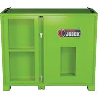 Armoire de rangement d'&eacute;PI sur place, Acier, Vert lime haute visibilit&eacute; Equipment World