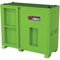 Armoire de rangement d'&eacute;PI sur place, Acier, Vert lime haute visibilit&eacute; Equipment World