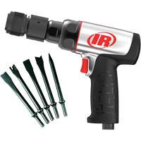 Heavy-Duty Air Hammer with Chisels, 16.2 CFM, 1/4" NPT, 3330 BPM, 3/4" x 2-1/2" (0.0mm x 0.0mm) Equipment World