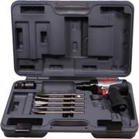 Heavy-Duty Air Hammer with Chisels, 16.2 CFM, 1/4" NPT, 3330 BPM, 3/4" x 2-1/2" (0.0mm x 0.0mm) Equipment World