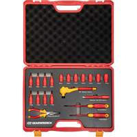 Jeu d'outils isol&eacute;s VDE &agrave; prise 3/8", 1000 V, 20 M Equipment World