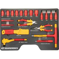 Jeu d'outils VDE isol&eacute;s, 1000 V, 39 M Equipment World