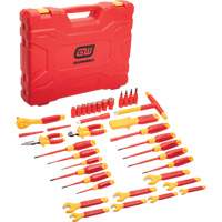 Jeu d'outils VDE isol&eacute;s, 1000 V, 39 M Equipment World