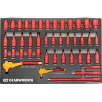 Jeu d'outils VDE isol&eacute;s, 1000 V, 72 M Equipment World