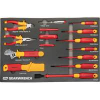 Jeu d'outils VDE isol&eacute;s, 1000 V, 72 M Equipment World