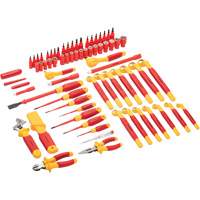 Jeu d'outils VDE isol&eacute;s, 1000 V, 72 M Equipment World
