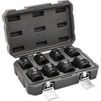 Jeu de douilles SAE &agrave; 6 pans, 8 Mcx, Chocs, Prise de 3/4" Equipment World