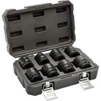 Jeu de douilles m&eacute;triques &agrave; 6 pans, 8 Mcx, Chocs, Prise de 3/4" Equipment World