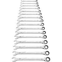 Jeu de cl&eacute;s 120XP Universal Spline XL, Combinaison &agrave; cliquet, 16 morceaux, M&eacute;trique Equipment World
