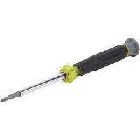 Tournevis multi-embouts fendus et Phillips pour &eacute;lectroniques 4-en-1, 6-1/2" lo, Prise Coussin&eacute;e Equipment World