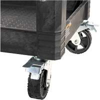 Chariot utilitaire MODbox, 0 tiroirs, 44-63/100" lo x 25-1/2" la x 39" h, Noir Equipment World