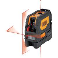 Niveau laser &agrave; croix rouge &agrave; autonivellement, avec point &agrave; plomb rouge Equipment World