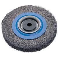 Brosses rotatives &agrave; fils torsad&eacute;s d'&eacute;tabli, 6" dia., Fils 0,0118", Arbre 1/2" - 1-1/4" Equipment World