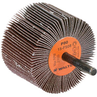 Flap Wheels-Coolcut Flap Wheels, Aluminum Oxide, 80 Grit, 2-1/2" x 1-1/2" x 1/4" Equipment World