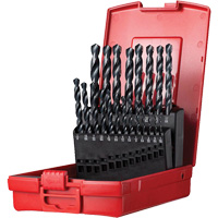 Jobber Length Drill Bit Set, 21 Pieces, High Speed Steel Equipment World