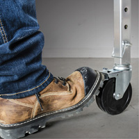 Mobile Work Scaffolding - Maxi Square Scaffolding, Aluminum Frame, 74" D x 75" H Equipment World