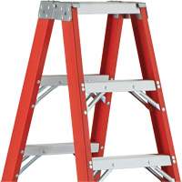 6600 AA Series Industrial Extra Heavy-Duty 2-Way Stepladders, Fibreglass, 375 lbs. Capacity, 4' Equipment World