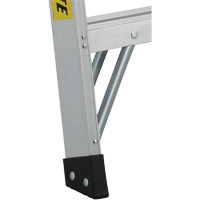3400 Series Industrial Extra Heavy-Duty Step Ladder, 4', Aluminum, 300 lbs. Capacity, Type 1A Equipment World