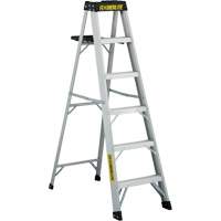 3400 Series Industrial Extra Heavy-Duty Step Ladder, 6', Aluminum, 300 lbs. Capacity, Type 1A Equipment World