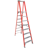Industrial Heavy-Duty Pro Platform Stepladders (FXP1700 Series), 8', 300 lbs. Cap. Equipment World