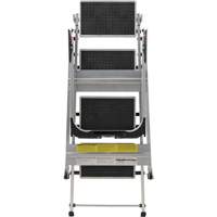 Tilt & Roll Step Stool Ladder, 4 Steps, 44.25" x 22.13" x 59" High Equipment World