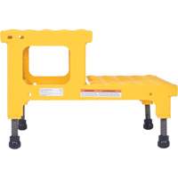 Adjustable Step-Mate Stand, 2 Step(s), 23-13/16" W x 22-7/8" L x 15-1/4" H, 500 lbs. Capacity Equipment World