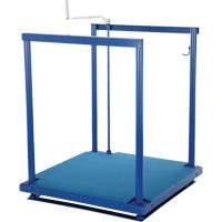 Ergonomic Posi-Crank Platform With Anti-Fatigue Mat, 36" W x 72" D, 500 lbs. Capacity, All-Welded VD460 | Equipment World