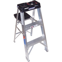 Step Ladder, 3', Aluminum, 300 lbs. Capacity, Type 1A VD557 | Equipment World