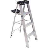 Step Ladder, 4', Aluminum, 300 lbs. Capacity, Type 1A VD558 | Equipment World