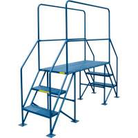 Crossover Ladder, 35-1/2" Overall Span, 31-1/2" H x 22" D, 22" Step Width Equipment World