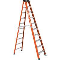 Escabeau, 10', Fibre de verre, Capacit&eacute; 375 lb, Type 1AA Equipment World