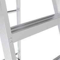 Step Ladder, 10', Aluminum, 225 lbs. Capacity, Type 2 Equipment World