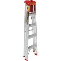 Step Ladder with Paint Tray, 5', Aluminum, 200 lbs. Capacity, Type 3 Equipment World