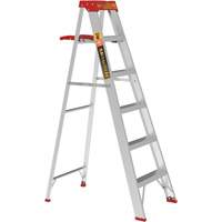 Step Ladder with Paint Tray, 6', Aluminum, 200 lbs. Capacity, Type 3 Equipment World