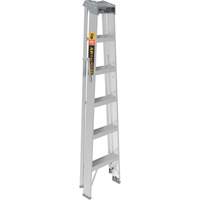 Step Ladder, 6', Aluminum, 225 lbs. Capacity, Type 2 Equipment World