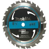 Carbide-Tipped Circular Framing Saw Blade, 8-1/4", 24 Teeth, Wood Use Equipment World