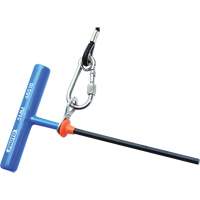 Hex Key - Metric, Hex End, 2.5 mm x 6" L, T Handle Equipment World