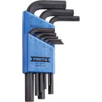 Short-Arm Hex Key Set, 9 Pcs., Metric Equipment World