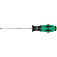 Slotted Screwdriver, 5.5 mm Tip, Round, 8-25/32" L, Plastic Handle Equipment World
