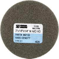 Standard Abrasives Unitized Wheel, 3" x 1/8", 1/4" Arbor, Medium Grit, Aluminum Oxide Equipment World