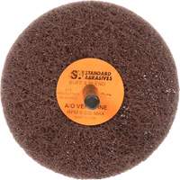 Standard Abrasives Buff & Blend Wheel, 3" Dia. x 1" W, 1/4" Arbor, Aluminum Oxide Equipment World
